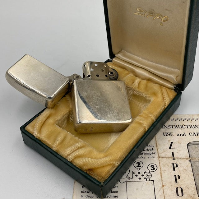 【ZIPPO ライター モデル】 ジッポー スターリングシルバーのケース ― 様々なデザイン ―