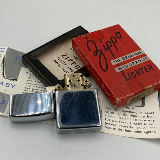 【ZIPPO ライター モデル】 1947年~1949年製 3バレル PAT.2032695 ジッポーの話