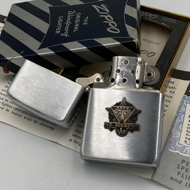 【ZIPPO ライター モデル】 1951年~1953年製 スチール製 PAT.2032695 ジッポーの話