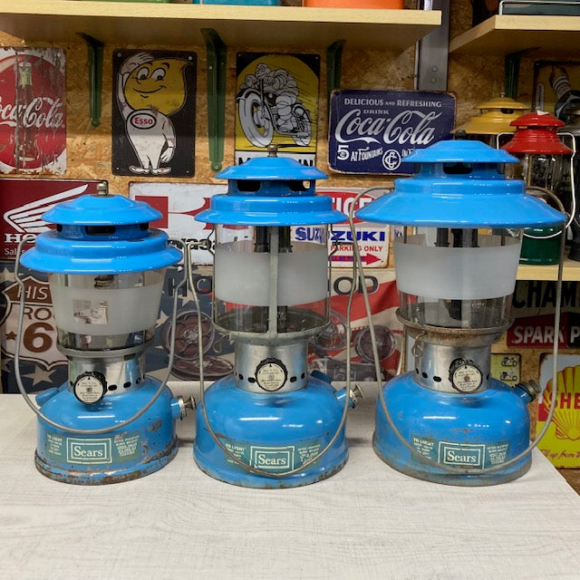 【Coleman ランタン モデル】 シアーズランタンの話 その8 ― MODEL 72215・72216・72217「シアーズブルー3兄弟」 ―