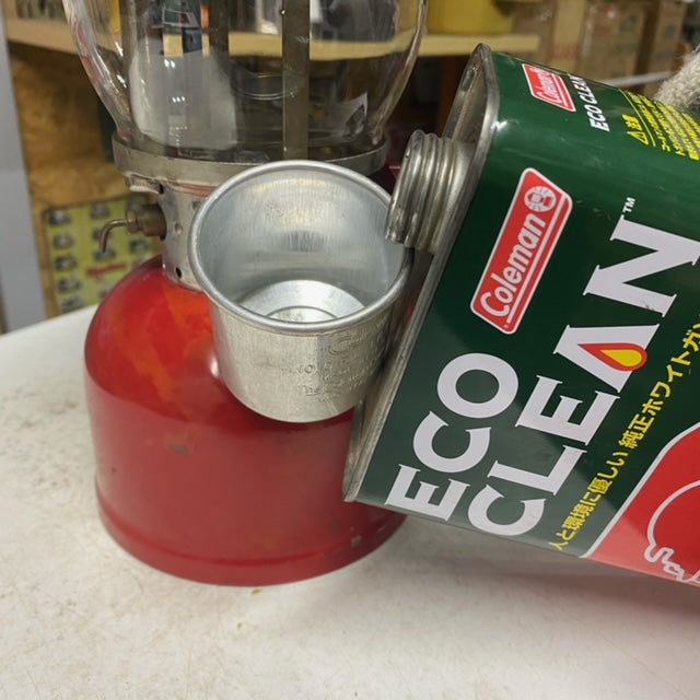 【Coleman ランタン メンテナンス】 コールマン ガソリンランタンの使い方 - 点火準備から着火、消火まで -