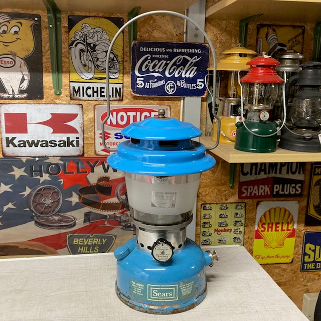 【Coleman ランタン モデル】 シアーズランタンの話 その９ ― MODEL 72215「シアーズブルー・シングルマントル」 ― ⑧-1