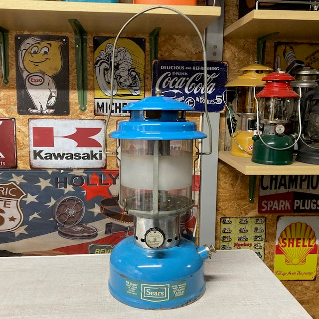 【Coleman ランタン モデル】 シアーズランタンの話 その１０ ― MODEL 72216「シアーズブルー・ストレートグローブ」 ― ⑧-2