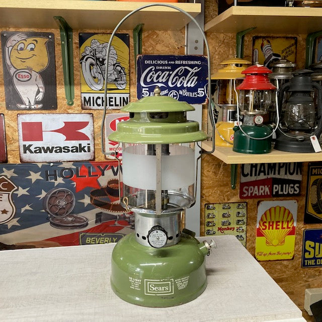 【Coleman ランタン モデル】 シアーズランタンの話 その１４ ― MODEL 72242「アボカドグリーン・一代目ストレートグローブ」 ― ⑨-2