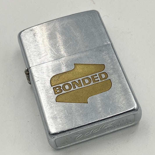 ZIPPO ビンテージ ジッポー 1969年 BONDED ボンデッドオイルカンパニー 豆腐フェルト 中古 動作確認済み 【海外直輸入USED品】