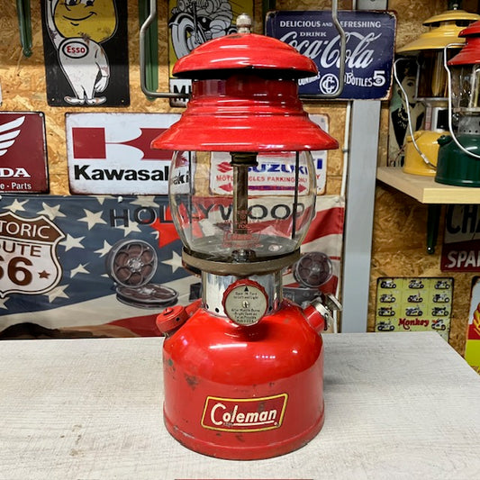 コールマン Coleman ランタン 1960年4月 200A イエローボーダー 整備済み【海外直輸入USED品】