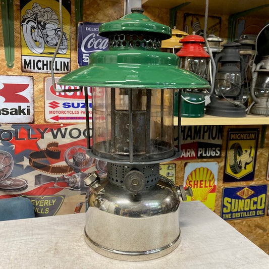 コールマン Coleman ランタン 1927年12月 L227 美品 クイックライト ロゴ入りマイカグローブ 整備済み【海外直輸入USED品】