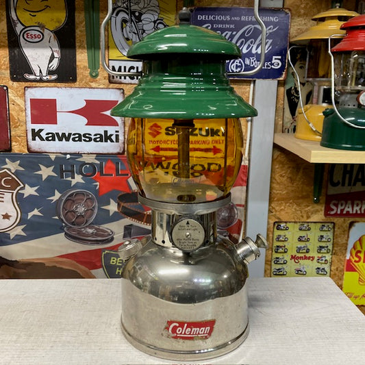 コールマン Coleman 1960年1月 202 プロフェッショナル Ｂ刻印 ブルーラインアンバーグローブ 整備済み【海外直輸入USED品】