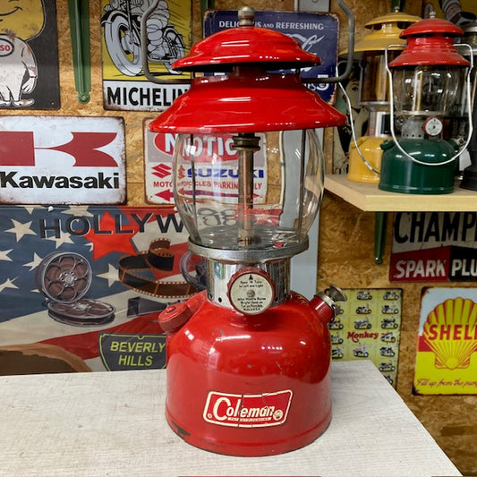 コールマン Coleman ランタン 1970年8月 200A パテペン 整備済み【海外直輸入USED品】