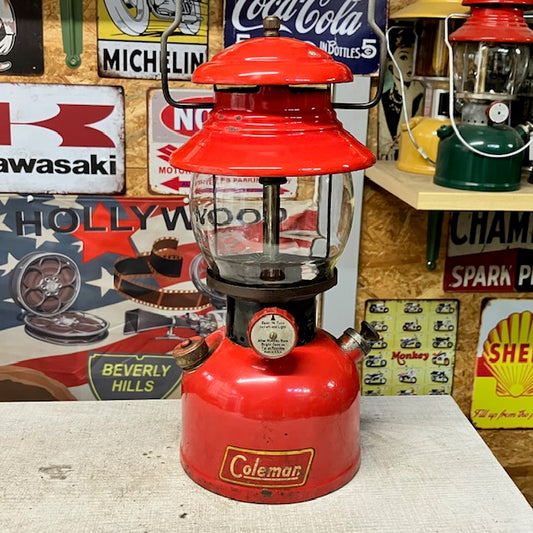 Coleman コールマン ランタン 1953年4月 200A ブラックバンド 後期 サンシャイングローブ 整備済み【海外直輸入USED品】