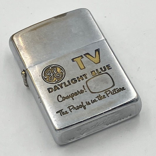 ZIPPO ビンテージ 1961年 GE General Electric TV 企業もの PAT.2517191 ジッポー 中古 動作確認済み 【海外直輸入USED品】