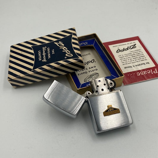 ジッポー ZIPPO ライター 未使用デッドストック 1957年製 SWECO 青箱 キャンディーボックス インストラクション【海外直輸入USED品】
