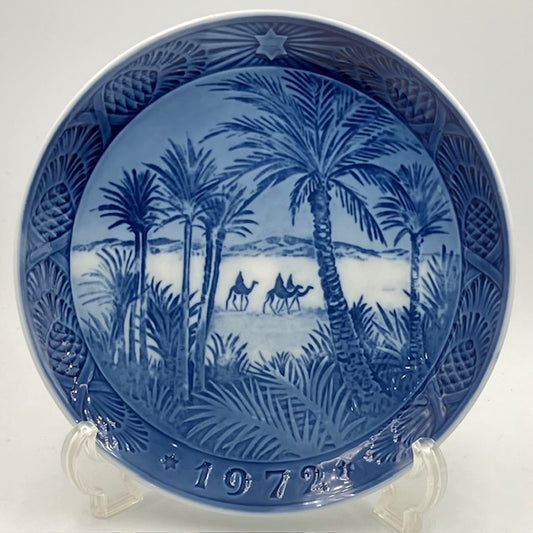 ロイヤルコペンハーゲン イヤープレート 1972年 「In the Desert」砂漠にて【海外直輸入USED品】