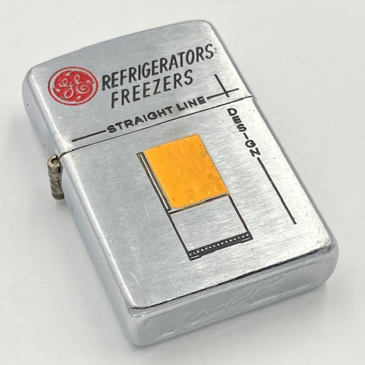 ZIPPO ビンテージ ジッポー 1957年 GE 冷蔵庫 REFRIGERATORS FREEZERS 中古 動作確認済み 【海外直輸入USED品】