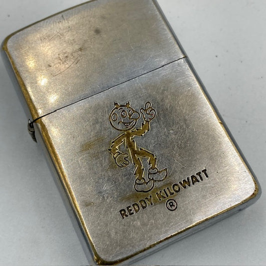 ジッポー Zippo ライター 1957年 レディキロワット REDDY KILOWATT PAT.2517191【海外直輸入USED品】