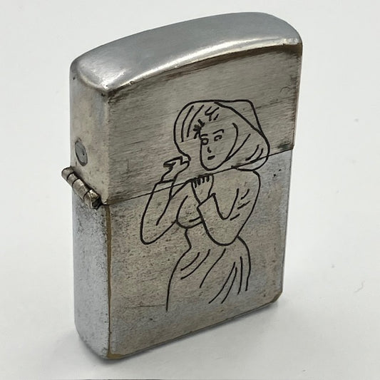 ZIPPO ベトナム 1967年前期 ノンラーをかぶったベトナム婦人 ビンテージ ジッポー ベトナムジッポー 中古 動作確認済み 【海外直輸入USED品】