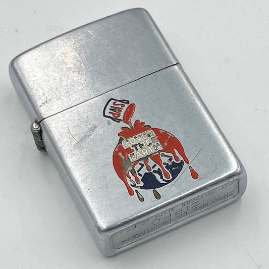 ZIPPO ビンテージ ジッポー 1951〜1953年 スチール製  Sherwin-Williams（SWP） PAT.2032695 中古 動作確認済み 【海外直輸入USED品】