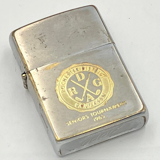 ZIPPO ビンテージ ジッポー 1965年 ROCHESTER DISTRICT GOLF ASSN. SENIORS TOURNAMENT 1965 中古 動作確認済み 【海外直輸入USED品】
