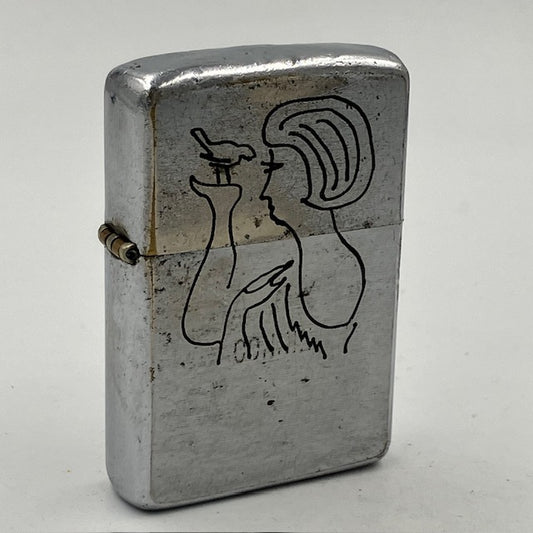 ジッポー ZIPPO ベトナムジッポー 1968年 人気のだまし絵 使えます ヴェトナムジッポー【海外直輸入USED品】