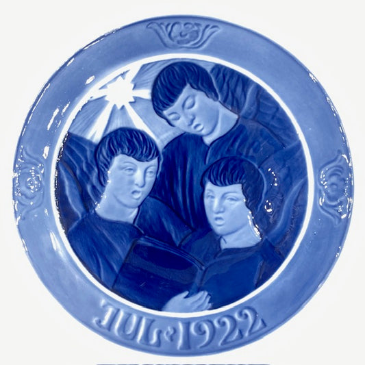 ロイヤルコペンハーゲン イヤープレート 1922年「Three Singing Angels」三人の歌う天使 クリスマスプレート【海外直輸入USED品】