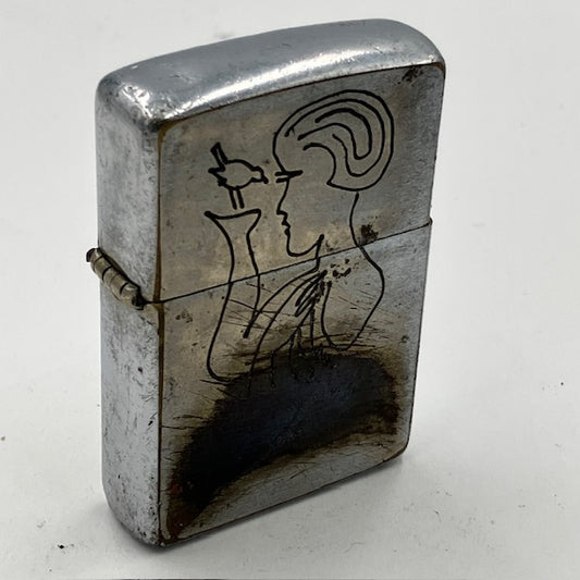 ZIPPO ベトナム 1966年 だまし絵 ビンテージ ジッポー ベトナムジッポー 中古 動作確認済み 【海外直輸入USED品】