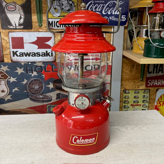 コールマン Coleman ランタン 1960年9月 200A 美品 イエローボーダー 整備済み【海外直輸入USED品】