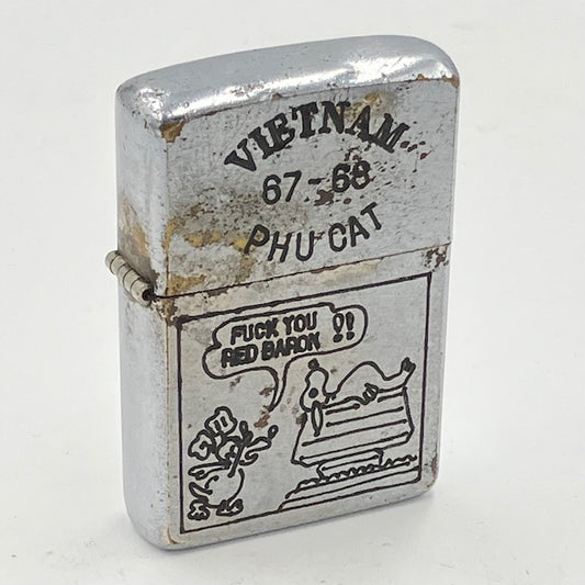 ZIPPO ジッポー ベトナム 1967年前期 スヌーピー柄 ビンテージ ベトナムジッポー 中古 動作確認済み 【海外直輸入USED品】