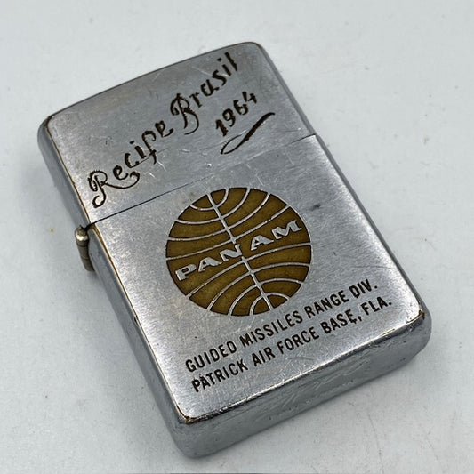 ジッポー ZIPPO ライター 1963年 PAN AM パンナム PAT.2517191【海外直輸入USED品】
