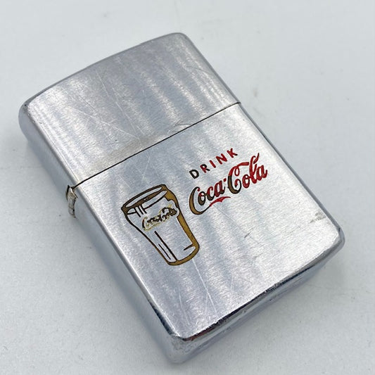 ジッポー ZIPPO ライター 1966年 コカ・コーラ DRINK Coca Cola エッジング PAT.2517191 コカコーラ【海外直輸入USED品】