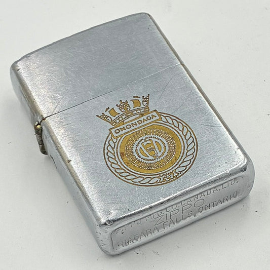 ZIPPO ビンテージ ジッポー 1976～1984年頃 CANADA HMCS ONONDAGA カナダ海軍 潜水艦 中古 動作確認済み 【海外直輸入USED品】