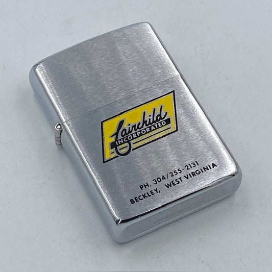 ジッポー ZIPPO ライター 未使用に近い 1980年 Fairchild INCORPORATED 企業もの【海外直輸入USED品】