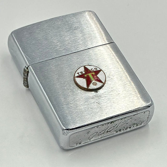 ZIPPO ビンテージ ジッポー 1961年 TEXACO テキサコ 石油会社 スターエンブレム PAT.2517191 中古 動作確認済み 【海外直輸入USED品】