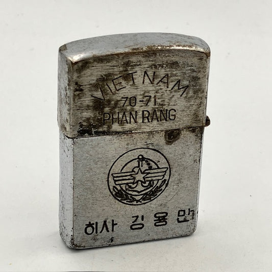 ジッポー ZIPPO ベトナムジッポー 1970年 韓国軍徽章 使えます ヴェトナムジッポー【海外直輸入USED品】