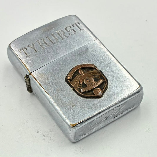 ZIPPO ビンテージ ジッポー 1958年 National Safety Council 中空ピン PAT.2517191 中古 動作確認済み 【海外直輸入USED品】