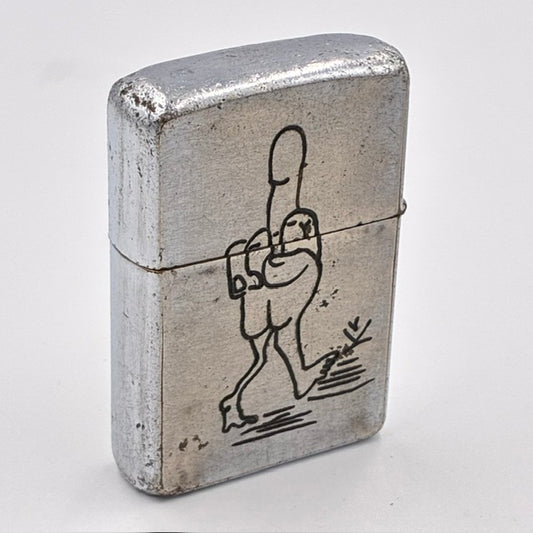 ZIPPO ジッポー ベトナム 1970年 ファックマン ビンテージ ベトナムジッポー 中古 動作確認済み 【海外直輸入USED品】