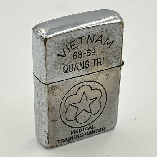ZIPPO ジッポー ベトナム 1968年 MEDICAL TRAINING CENTER（医療訓練センター） ビンテージ ベトナムジッポー 中古 動作確認済み 【海外直輸入USED品】