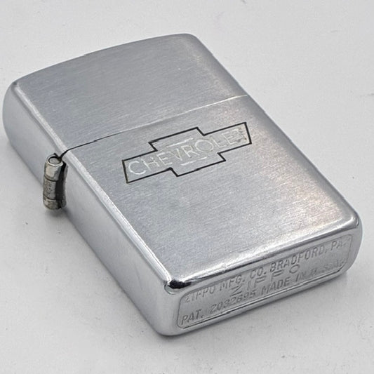 ZIPPO ビンテージ ジッポー CHEVROLET シボレー 1947～1949年 3バレル ニッケルシルバーインナー 中古 動作確認済み 【海外直輸入USED品】