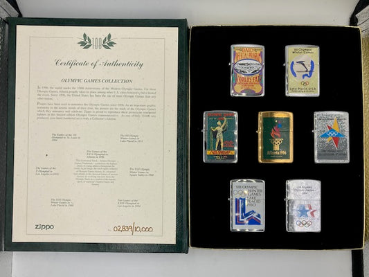 【未使用】ジッポー ZIPPO ATLANTA 1996 アトランタ五輪 公式 限定品 外箱までついた完全セット シリアルナンバー【 海外直輸入USED品】
