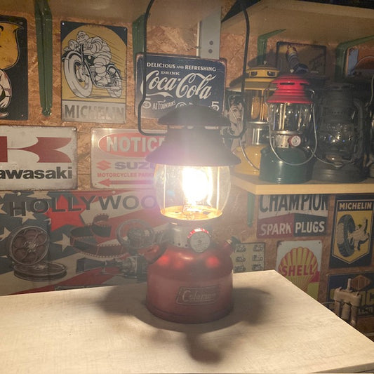 コールマン Coleman ランタン 1958年5月 200A イエローボーダー 整備済み【海外直輸入USED品】