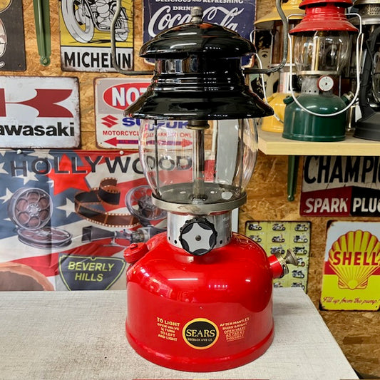 コールマン Coleman ランタン 1964年4月 シアーズランタン 200Aモデル ROEBUCK MODEL 476.74550 ブラック＆レッド 整備済み【海外直輸入USED品】