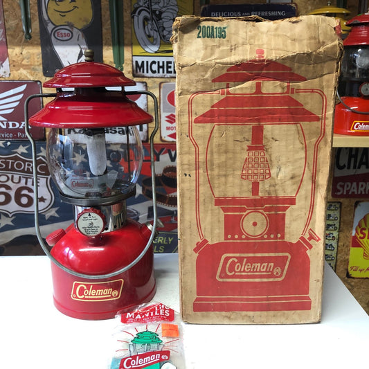 1971年11月　【オリジナルボックス】美品　コールマン Coleman 200A　ランタン　200A195ボックス　