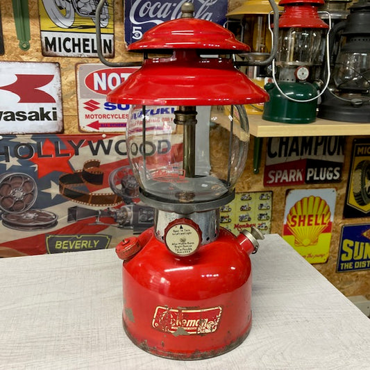 1969年2月　ヤレていますが燃焼良好　パテペン　コールマン Coleman 200A　ランタン　【海外直輸入USED品】