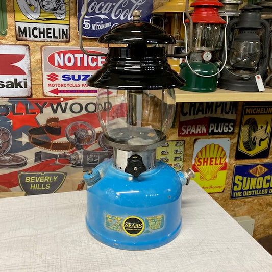1966年7月　シアーズランタン　200Aモデル　ROEBUCK MODEL 476．74550　ブルー＆ブラック　コールマン　Coleman　ランタン　【海外直輸入USED品】