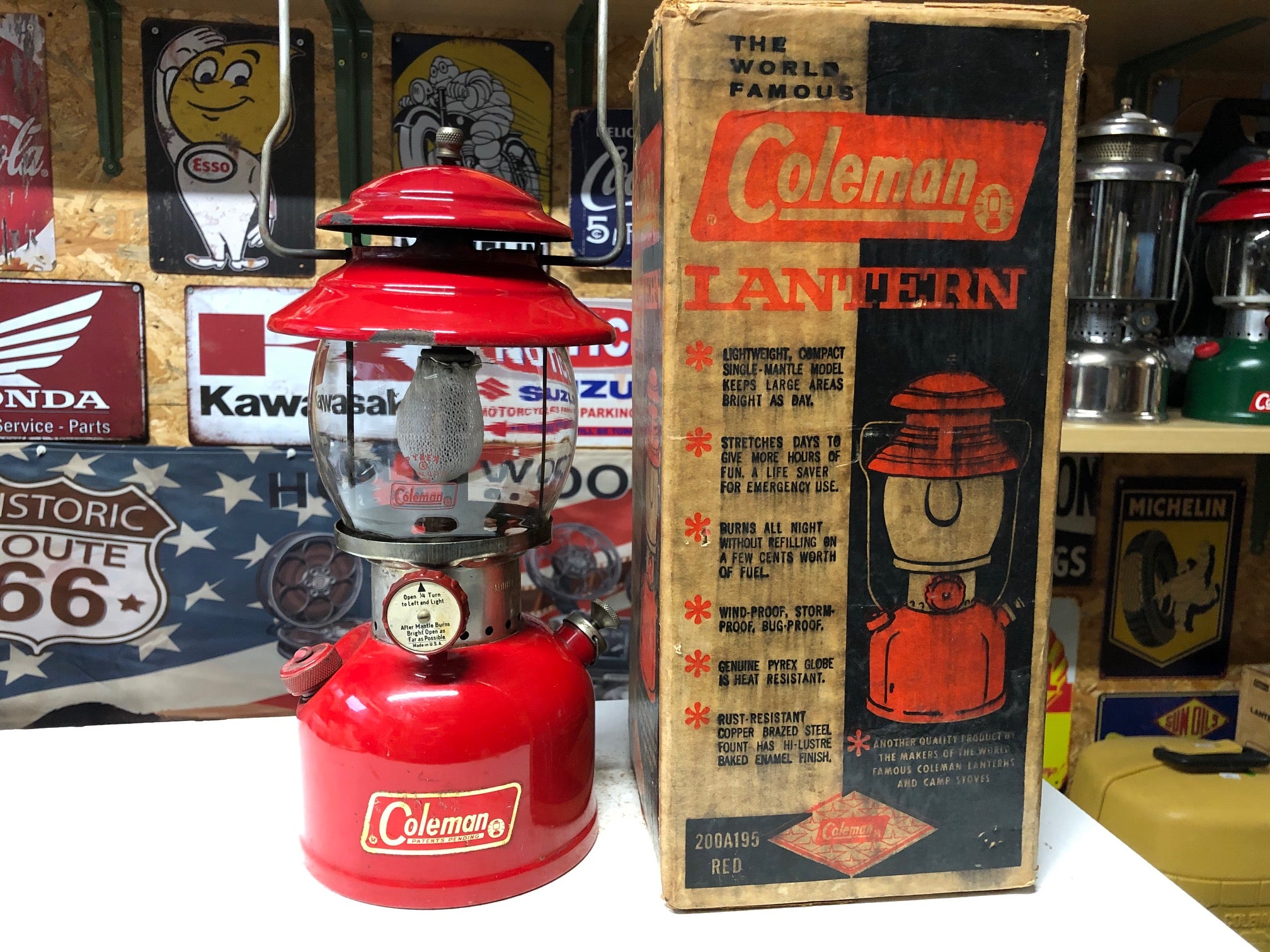 Coleman - 【美品】Coleman 200A 1966年11月製造 オリジナル箱付き 1966年11月 パテペン 美品 コールマン Coleman 200A ランタン