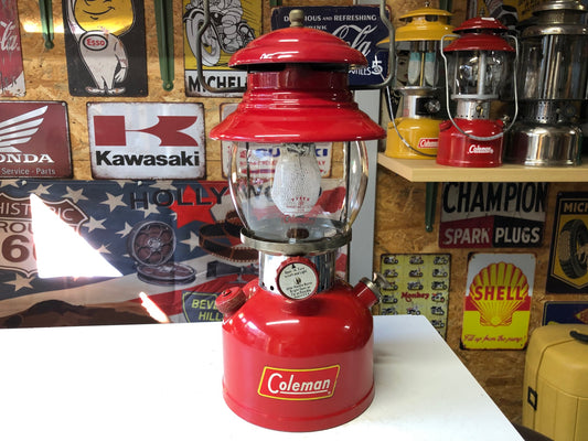 1961年3月　イエローボーダー　美品　コールマン Coleman 200A　ランタン