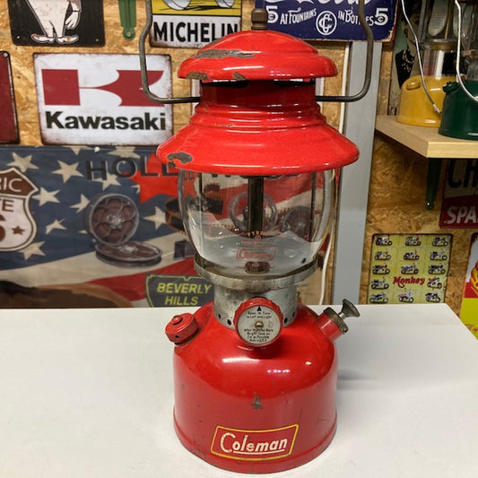 1953年7月　イエローボーダー初年度　コールマン Coleman 200A　ランタン　素焼きバーナー