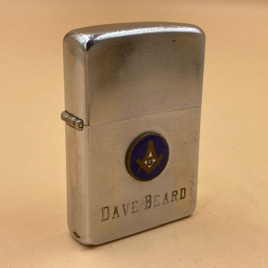 ジッポー Zippo ライター 1957年 MASONIC フリーメイソン PAT.2517191【海外直輸入USED品】