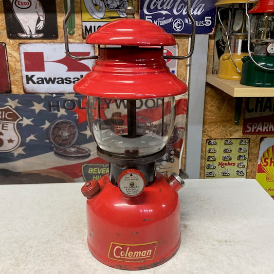 コールマン Coleman ランタン 1953年2月 200A ブラックバンド オリジナル 整備済み【海外直輸入USED品】