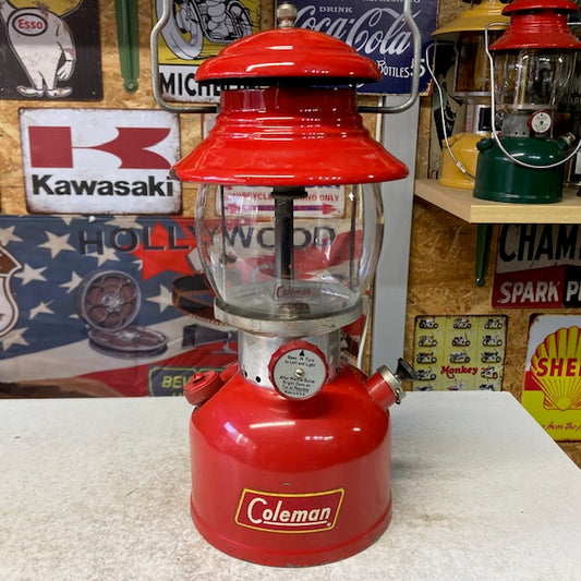 1960年2月　美品　オリジナル　イエローボーダー　コールマン Coleman 200A　ランタン
