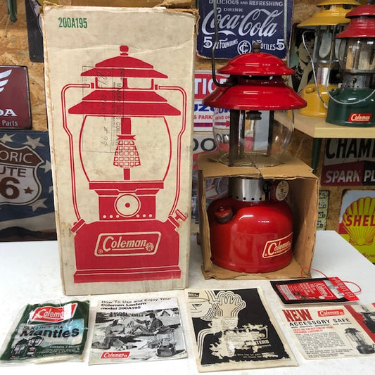 1965年1月　コールマン Coleman 200A パテペン　ランタン　箱　200A195ボックス　インストラクション等